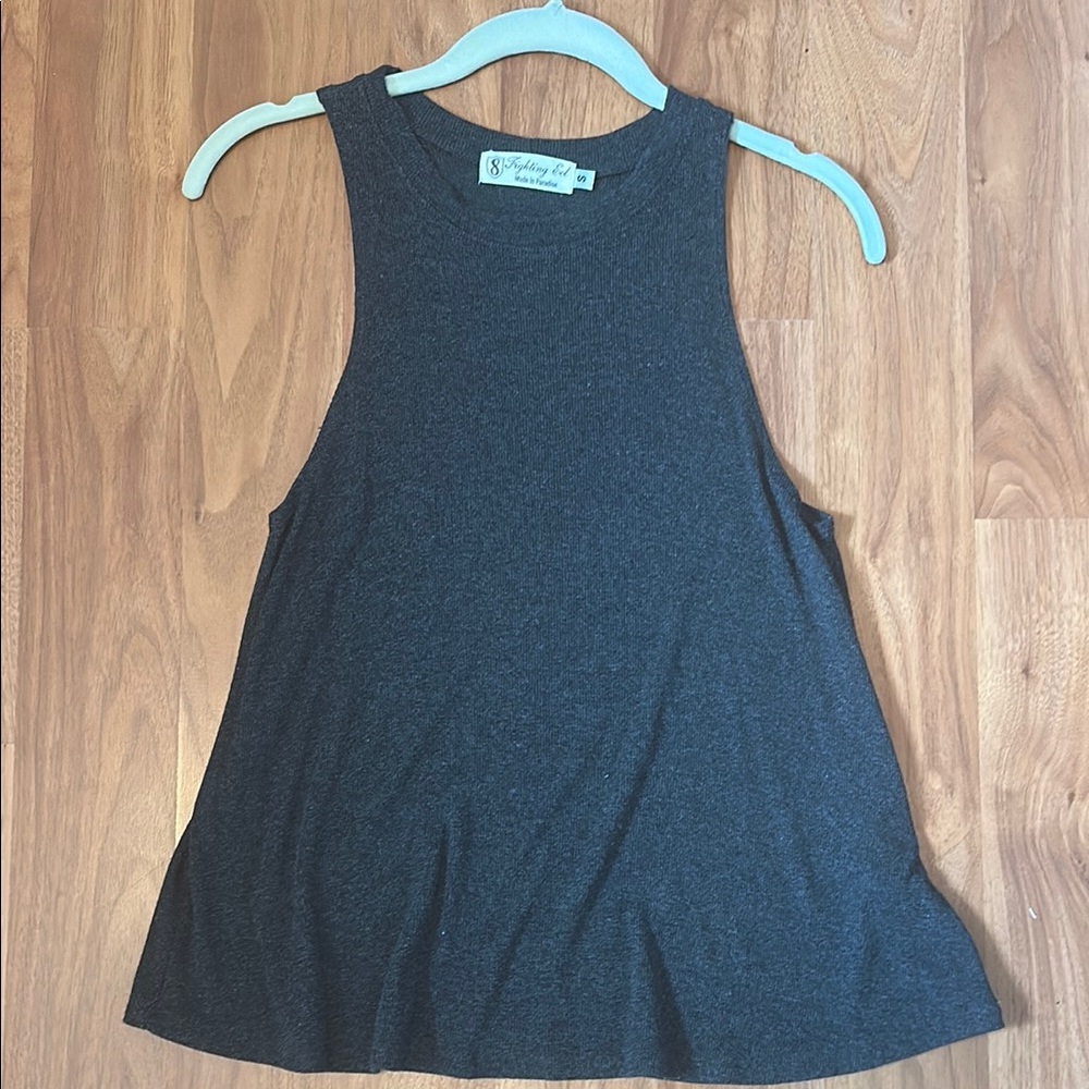 Fighting Eel Gray Sleeveless Tank Top